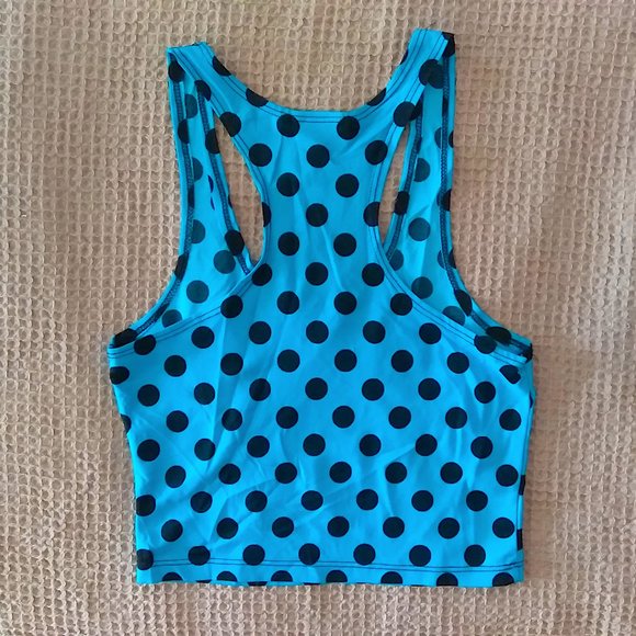 Polka Dot Cropped Tank - Picture 2 of 6